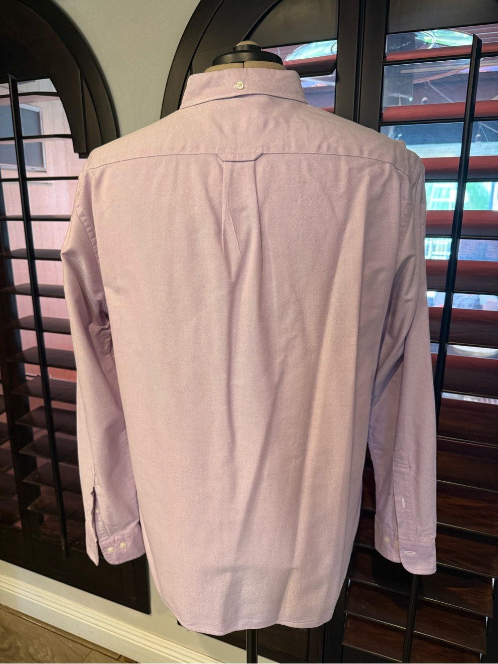 Brooks Brothers Red Fleece Oxford Shirt Mens XL Lavender Purple Button Down - Picture 2 of 6